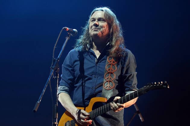 MOSCOW, RUSSIA - FEBRUARY 13, 2020: Sergei Chigrakov, leader of the Chizh & Co Russian rock band, performs during the 13th Chartova Dyuzhina annual music awards ceremony at VTB Arena - Dynamo Central Stadium. Artyom Geodakyan TASS  TS0CE26A