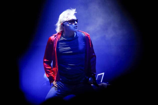MOSCOW, RUSSIA - FEBRUARY 13, 2020: Konstantin Kinchev, leader of the Alisa Russian rock band, performs during the 13th Chartova Dyuzhina annual music awards ceremony at VTB Arena - Dynamo Central Stadium. Artyom Geodakyan TASS  TS0CE306