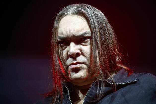 Entertainment Themen der Woche KW07 Entertainment Bilder des Tages MOSCOW, RUSSIA - FEBRUARY 13, 2020: Alexei Gorshenev, lead singer of the Kukryniksy Russian punk band, during the 13th Chartova Dyuzhina annual rock music awards ceremony at VTB Arena - Dynamo Central Stadium. Artyom Geodakyan TASS  TS0CE288