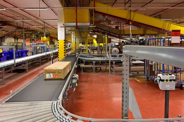 29 01 20, Rheinberg, North Rhine-Westphalia, Germany Amazon Logistics Center in Rheinberg The logistics site has been in existence since 2011 Here is a mix of the product portfolio The site specializes in both smaller and la