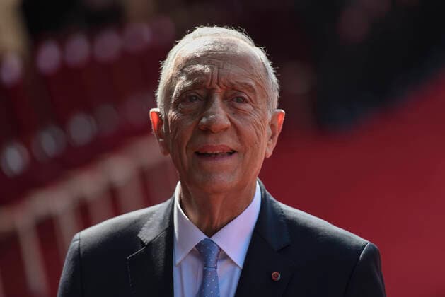NEW DELHI, INDIA - FEBRUARY 14: Portuguese counterpart Marcelo Rebelo de Sousa during a ceremonial reception at Rashtrapati Bhavan, on February 14, 2020 in New Delhi, India. Marcelo arrived in New Delhi on Thursday for a four-day state visit. (Photo by Burhaan Kinu Hindustan Times) Portuguese President Marcelo Rebelo de Sousa Visits India