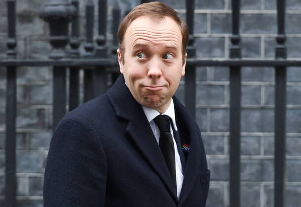 . 14 02 2020. London, United Kingdom. Cabinet reshuffle. Matt Hancock, Secretary of State for Health and Social Care, leaves 10 Downing Street after attending the special Cabinet Meeting after the yesterdayÂ s reshuffle.  xGustavoxValientex xi-Imagesx IIM-20774-0087
