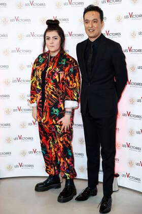 Hoshi et Malik Djoudi CELEBRITES : Photocall 35eme edition des Victoires de la Musique - Paris - 14 02 2020 GwendolineLeGoff Panoramic 