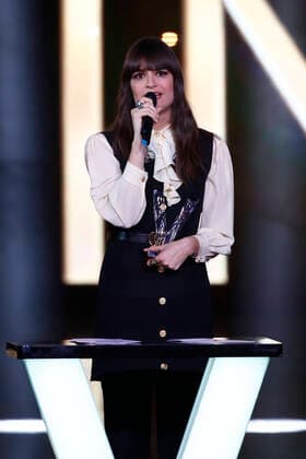 joie Clara Luciani - Artiste feminine de l annee CELEBRITES : 35eme edition des Victoires de la Musique - Paris - 14 02 2020 GwendolineLeGoff Panoramic 