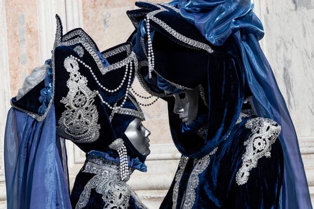 Carnival in Venice 2020 Venice, Italy 15 February 2020 Carnival in Venice with colourful costumes and masks