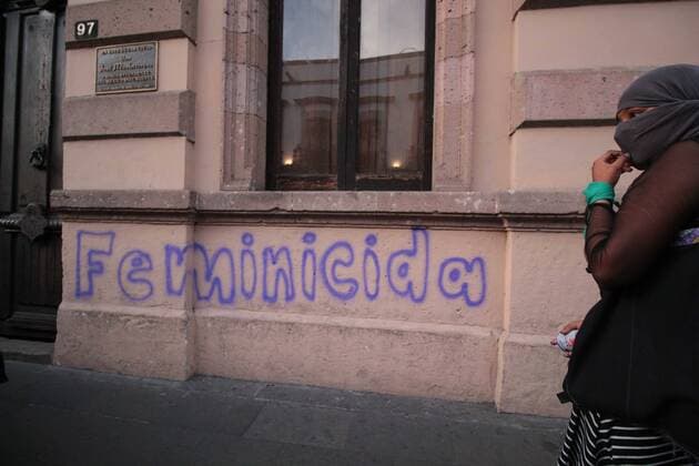 February 15, 2020 EUM20200215SOC39 JPG MORELIA, Mich ProtestProtesta Feminicidio 15 de febrero de 2020 Aspects of the protest carried out by various womens groups in the capital of Michoacan to demand justice for the femicide of Ingrid Escamilla Photo Agencia EL UNIVERSALEELG  - ZUMAu78_ 20200215_zaf_u78_086 Copyright: xElxUniversalx