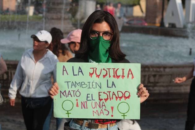 February 15, 2020 EUM20200215SOC42 JPG MORELIA, Mich ProtestProtesta Feminicidio 15 de febrero de 2020 Aspects of the protest carried out by various womens groups in the capital of Michoacan to demand justice for the femicide of Ingrid Escamilla Photo Agencia EL UNIVERSALEELG  - ZUMAu78_ 20200215_zaf_u78_114 Copyright: xElxUniversalx