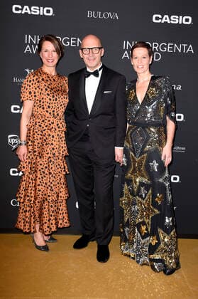 Anja Heiden and Klaus Dittrich with wife Margit at the presentation of the 4 Inhorgenta Award 2020 at the BMW Welt Munich, 16 02 2020 Foto:xS.xAdamx xFuturexImage