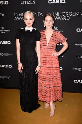 Emilia Schüle and Alicia von Rittberg at the presentation of the 4 Inhorgenta Award 2020 at BMW Welt Munich, 16 02 2020 Foto:xS.xAdamx xFuturexImage