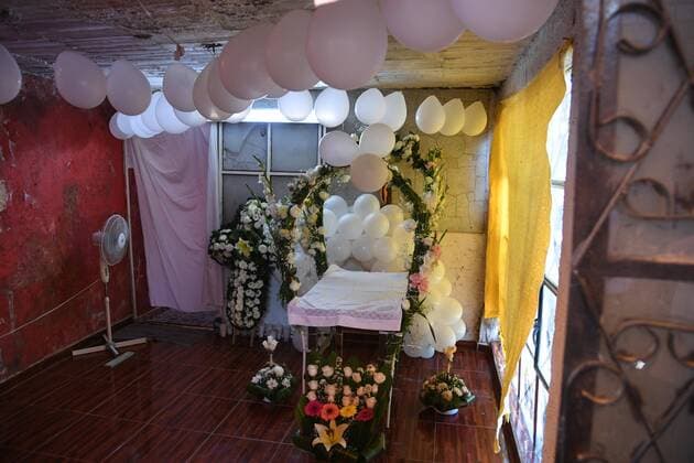 February 17, 2020 EUM20200217SOC09 JPG MEXICO CITY, FeminicideFeminicidio CDMX Friends, neighbors and relatives of little Fatima, who was found dead and with signs of violence in a place of the Tlahuac mayors office, meet this February 17, 2020 to give her the last goodbye in the vicinity of her home, in the colony San Sebastian Xochimilco Photo Agency EL UNIVERSALArmando MartinezAFBV  - ZUMAu78_ 20200217_zaf_u78_016 Copyright: xElxUniversalx