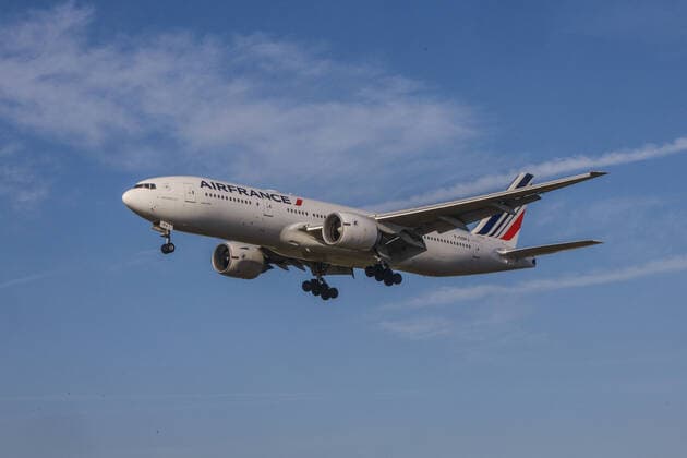 USA, United States of America, California, Los Angeles, 17 02 2020 Los Angeles International Airport LAX KLAX Registration F GSPJ Air France Boeing 777 228