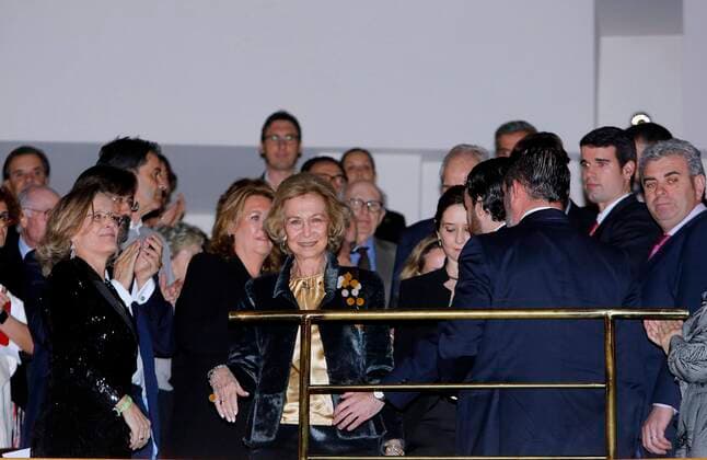 The queen Sofia attends a concert by Francisco Luzon Foundation for Amyotrophic Lateral Sclerosis Photo by Jose Cuesta 261 Cordon Press Cordon Press  JosexCuesta