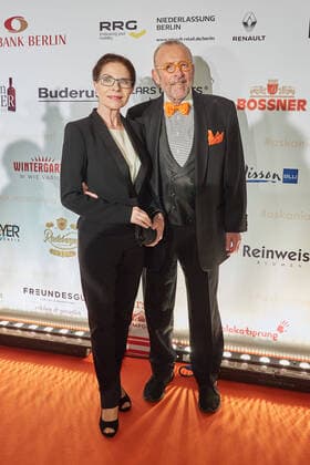 Gudrun Landgrebe and Leonhard R Mueller Presentation of the Askania Award 2020 in the Wintergarten Variete in Berlin on 18 02 2020 Askania Award 2020