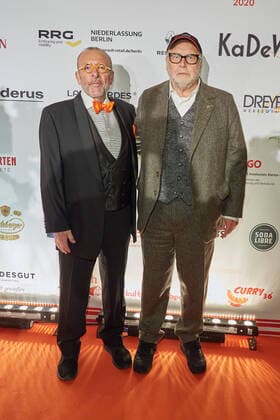 Leonhard R Mueller and Thomas Thieme Presentation of the Askania Award 2020 in the Wintergarten Variete in Berlin on 18 02 2020 Askania Award 2020