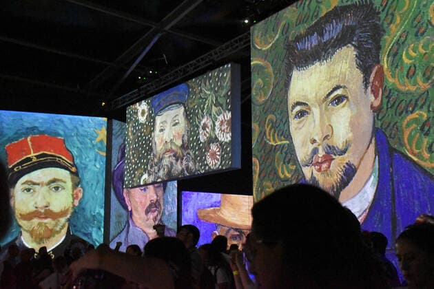 Van Gogh Alive The Experience Exhibition in Mexico MEXICO CITY, MEXICO - FEBRUARY 18: People attends at Van Gogh Alive The Experience virtual exhibition multisensory experience created by Grande Exhibitions with Sensory 4 technology, made for Mexico by Must Wanted Group. After presenting successfully in more than 60 cities around the world, Van Gogh Alive is exhibited in Mexico with the assembly of the immersive gallery in which this unique multimedia show is developed with more than 50 high definition projectors . at Monumento a la Madre on February 18, 2020 in Mexico City, Mexicoo Copyright: xIlianaxSuarezx EYE_4830