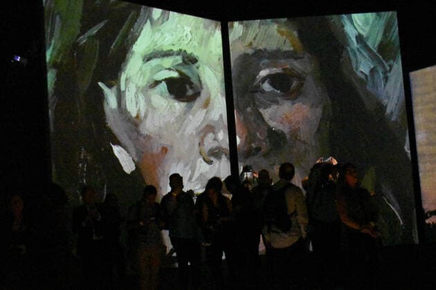 Van Gogh Alive The Experience Exhibition in Mexico MEXICO CITY, MEXICO - FEBRUARY 18: People attends at Van Gogh Alive The Experience virtual exhibition multisensory experience created by Grande Exhibitions with Sensory 4 technology, made for Mexico by Must Wanted Group. After presenting successfully in more than 60 cities around the world, Van Gogh Alive is exhibited in Mexico with the assembly of the immersive gallery in which this unique multimedia show is developed with more than 50 high definition projectors . at Monumento a la Madre on February 18, 2020 in Mexico City, Mexicoo Copyright: xIlianaxSuarezx EYE_4786