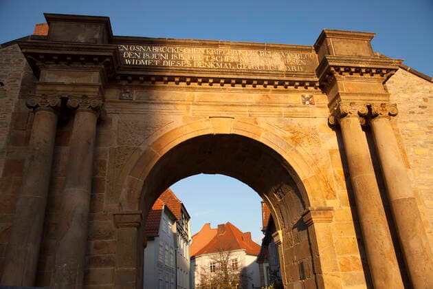 Osnabrück Waterloo-Tor am Heger Tor in Osnabrück, Niedersachsen, Deutschland Waterloo-Gate at Heger Gate in Osnabrück, Lower Saxony, Germany