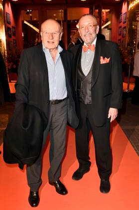 Volker Schlöndorff and Leonhard R Müller at the Askania Award 2020 in the Wintergarten Variete Berlin, 18 02 2020 Foto:xF.xKernx xFuturexImage