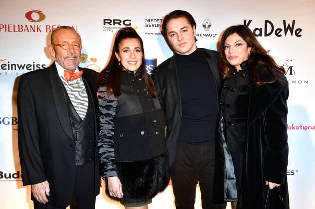Leonhard R Müller, guest, David Zechbauer and Alice Brauner at the Askania Award 2020 in the Wintergarten Variete Berlin, 18 02 2020 Foto:xF.xKernx xFuturexImage