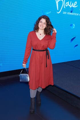Ronja Forcher Presentation of the short film award BLAUE BLUME by Romance TV at The Reed in Berlin on 19 02 2020 Blue Flower Award