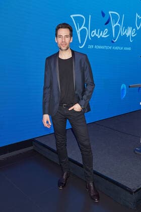 Alexander Mazza Presentation of the short film award BLAUE BLUME by Romance TV at The Reed in Berlin on 19 02 2020 Blue Flower Award