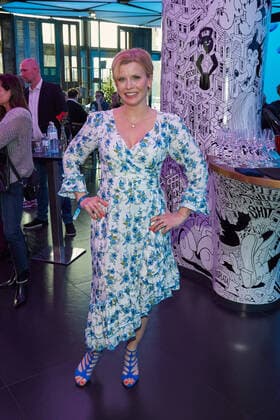 Eva Habermann Presentation of the short film award BLAUE BLUME by Romance TV at The Reed in Berlin on 19 02 2020 Blue Flower Award
