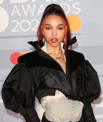 FKA Twigs attends The BRIT Awards 2020 at The O2 Arena in London, UK. FEBRUARY 18th 2020  MDRx20500