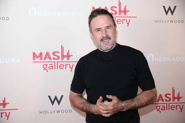 Actor David Arquette attends the Mash Gallery opening at the W Hotel on February 13th, 2020 in Los Angeles, California. USA - 2020 - Mash gallery opening in Hollywood  Copyright: xShotxArryx