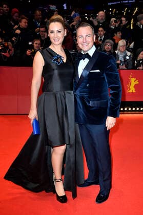 Tim Raue and his wife Katharina Wolschner attending the opening night and My Salinger Year premiere at the 70th Berlin International Film Festival Berlinale 2020 at Berlinale Palast on February 20, 2020 in Berlin, Germany Foto:xF.xKernx xFuturexImage