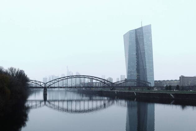 ECB Frankfurt European Central Bank 1098600349