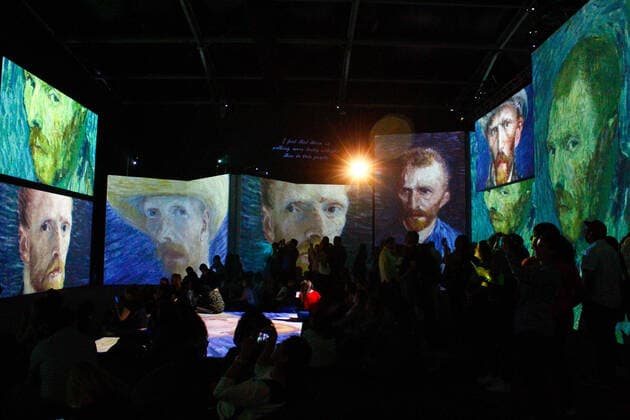 February 21, 2020 EUM20200221CUL02 JPG MEXICO CITY ExhibitionExposicion Van Gogh 21 de febrero de2020 Aspects of the exhibition Van Gogh Alive The Experience at the Monumento a la Madre in Mexico City Photo Agency EL UNIVERSALKarina ContrerasEELG  - ZUMAu78_ 20200221_zaf_u78_017 Copyright: xElxUniversalx