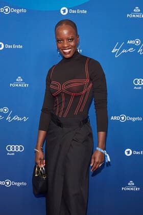 Florence Kasumba - ARD Blue Hour im Rahmen der 70. Berlinale 2020 in Berlin am 22.02.2020. ARD Blue Hour 2020 *** Florence Kasumba ARD Blue Hour as part of the 70 Berlinale 2020 in Berlin on 22 02 2020 ARD Blue Hour 2020