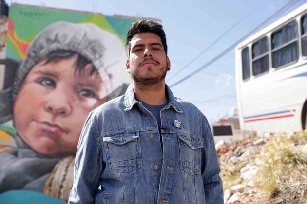February 21, 2020 EUM20200221SOC16 JPG ZACATECAS, Zac CultureCultura Murals In Zacatecas people united to capture on their walls the idea of a future without violence, without garbage and without problems, full of confidence, friendships and smiles Photo Agency EL UNIVERSALEELG  - ZUMAu78_ 20200221_zaf_u78_031 Copyright: xElxUniversalx