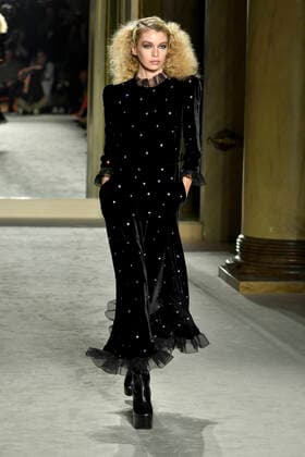 Milan, Milan Fashion Week, Women Fall Winter 2020. Milan, Women s Fashion, Autumn Winter 2020. Philosophy di Lorenzo Serafini catwalk Pictured: Stella Maxwell  Copyright: xRiccardoxGiordanox xIPAx xFotosickix