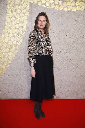 Tita von Hardenberg, the presenter and journalist at the award ceremony of the Order of Knights for Art and Literature during the Berlinale Soiree Francaise du Cinema in the French Embassy on 24 02 2020 in Berlin Berlin Berlinale 2020 Soiree Francaise du Cinema Award of the Order Chevalier des Arts et des Lettre in Berlin