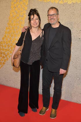 Award of the French Cultural Order Christopher Buchholz Actor, director and festival director with accompaniment Arrival for the award of the Ordre Officier des Arts et des Lettres Order of Arts and Literature on the occasion of the 70 Berlinale at the French Embassy in Berlin on 24 02 2020 PPM