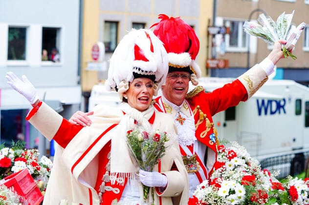 Henriette Reker and Heinz Günther Hunold at the Cologne Rose Monday Train 2020 Cologne, 24 02 2020 Foto:xJ.xKrickx xFuturexImage
