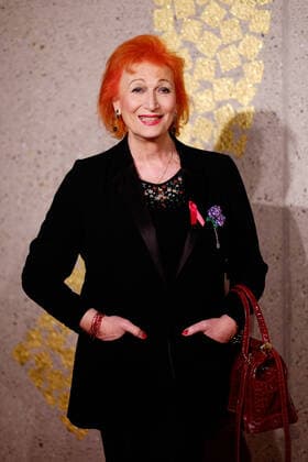 Actress Zazie de Paris at a photocall on the occasion of the award of the French cultural order Ordre Officier des Arts et des Lettres Order of Arts and Literature to director Christian Petzold at the 70th Berlin International Film Festival snapshot photography xK M Krause