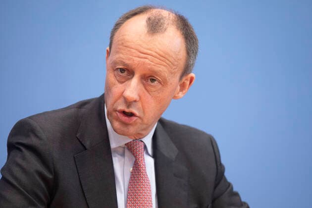 Germany, Berlin, Federal Press Conference, Topic On Candidacy for the CDU Presidency, Friedrich Merz, CDU, 25 02 2020