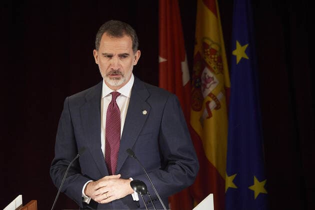 26-02-2020 King Felipe during the kingdom of Spain award to Placido Arango in memoriam at the Prado museum in Madrid. No Spain  Copyright: xPPEx