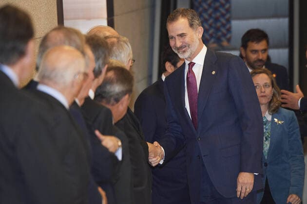 26-02-2020 King Felipe during the kingdom of Spain award to Placido Arango in memoriam at the Prado museum in Madrid. No Spain  Copyright: xPPEx
