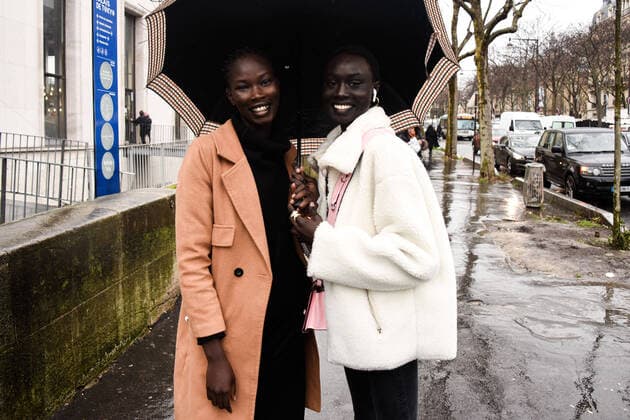 2020 Bilder des Jahres, Entertainment 02 Februar Entertainment Bilder des Tages Nyagua Ruea a la sorti du defile Mugler CELEBRITES : Mugler fashion week - Paris - 26 02 2020 FedericoPestellini Panoramic 