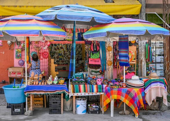 Souvenir shop in Bucerias, Riviera Nayarit, Mexico. Bucerias Riviera Nayarit Nayarit Mexico Copyright: xGregxVaughnx GV19111240