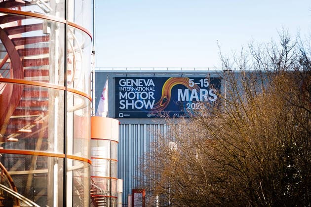 Switzerland bans major events Symbolic images from the Geneva International Auto Show Geneva Geneva, Palexpo Copyright: xMarcxGruberx