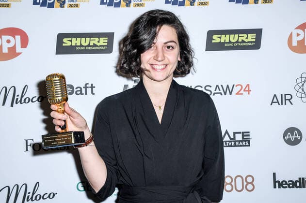 Breakthrough Producer of the Year Winner Marta Salogni attend The Music Producers Guild Awards at JW Marriott Grosvenor House London on Park Lane in London. FEBRUARY 27th 2020  SLIx20575
