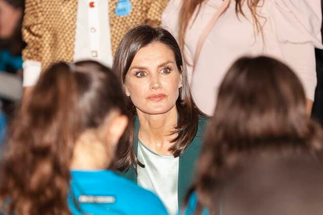 Spanish Queen Letizia Ortiz during Princess of Girona Foundation awards in A Coruna, on Friday, 28 February 2020 Cordon Press  AlexandrexVarela