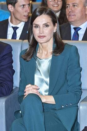 28-02-2020 Queen Letizia attend the proclamation of the winner of the ‘2020 Princess of Girona foundation in the social category at Agora sociocultural center in Coruna, Spain. No Spain  Copyright: xPPEx