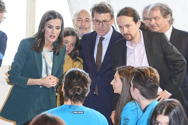 28-02-2020 Queen Letizia attend the proclamation of the winner of the ‘2020 Princess of Girona foundation in the social category at Agora sociocultural center in Coruna, Spain. No Spain  Copyright: xPPEx