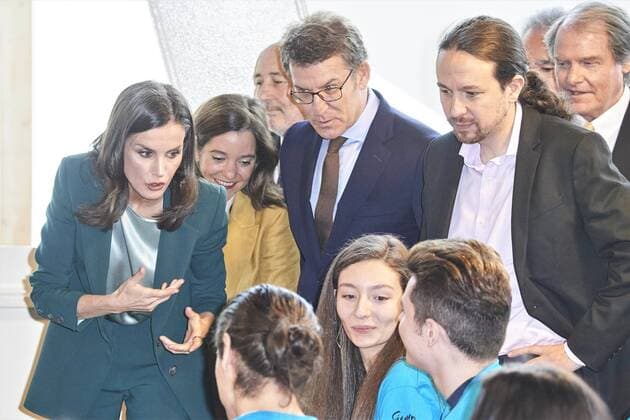 28-02-2020 Queen Letizia attend the proclamation of the winner of the ‘2020 Princess of Girona foundation in the social category at Agora sociocultural center in Coruna, Spain. No Spain  Copyright: xPPEx