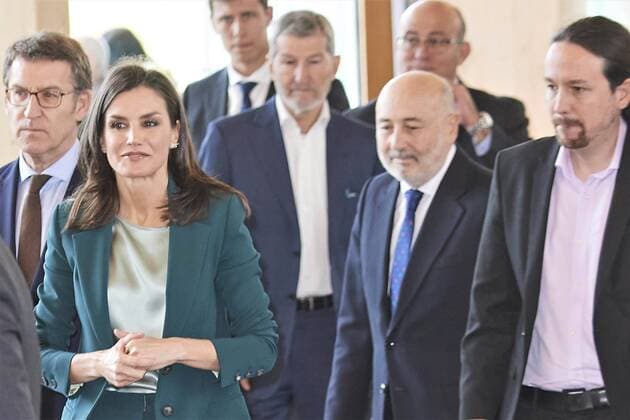 28-02-2020 Queen Letizia attend the proclamation of the winner of the ‘2020 Princess of Girona foundation in the social category at Agora sociocultural center in Coruna, Spain. No Spain  Copyright: xPPEx